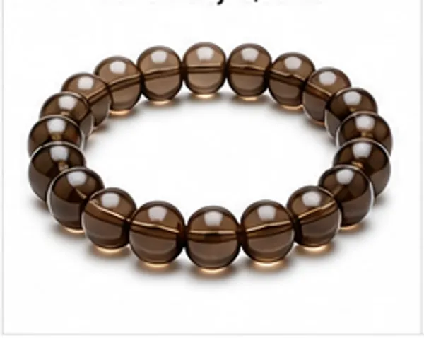 Brown_Natural_Gemstone_Beaded_Bracelet_For_Unisex