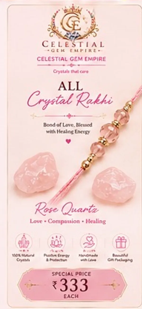 Pink_Rose_Quartz_Crystal_Rakhi_For_Unisex