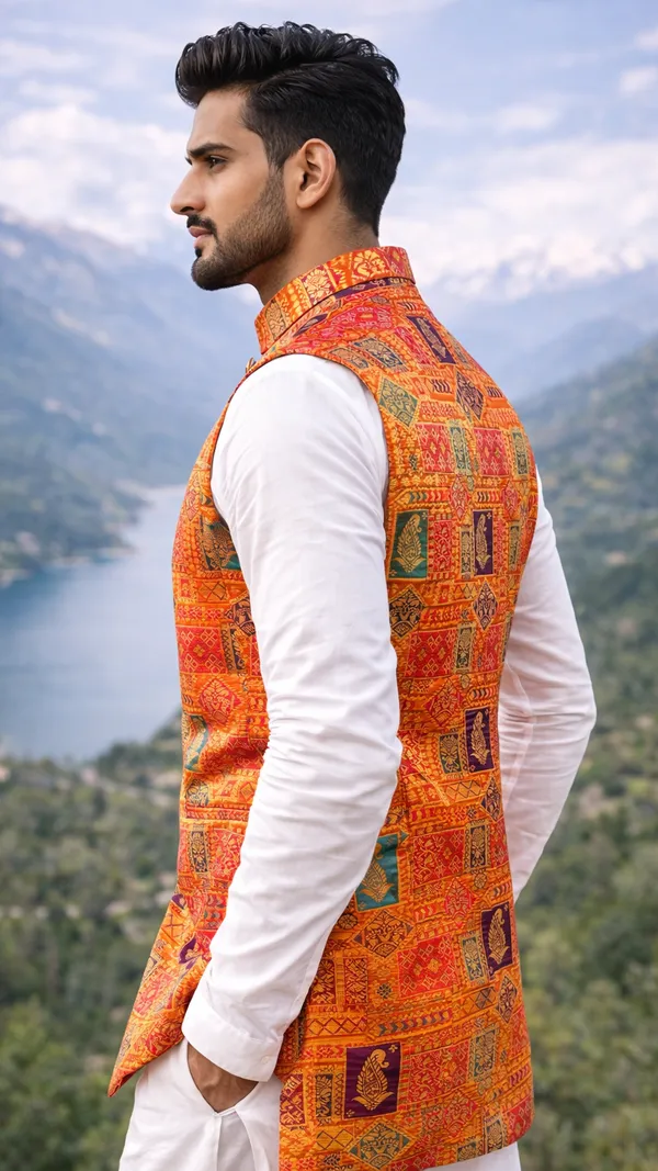 Banarasi_Koti_Orange