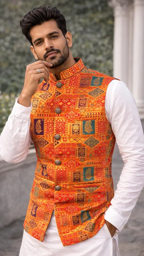 Banarasi_Koti_Orange