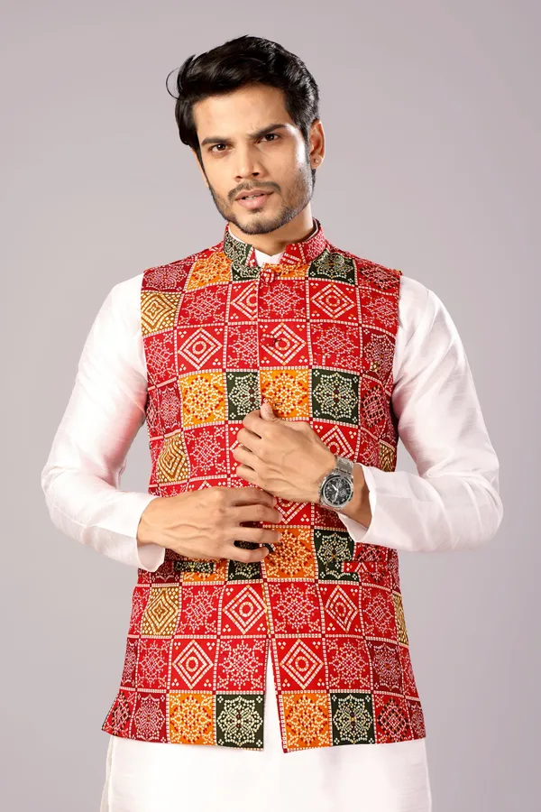 Bandhani_Koti_Multicolor