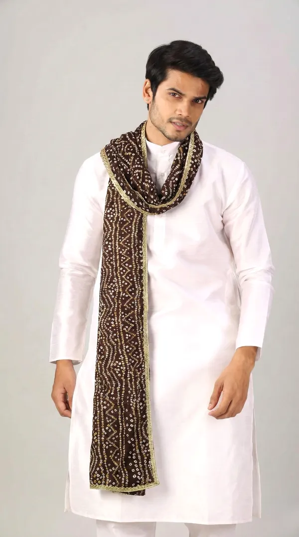 Dupatta_Brown