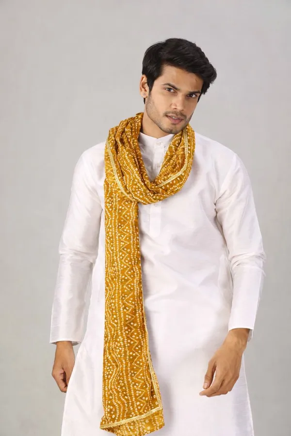 Dupatta_Mustard