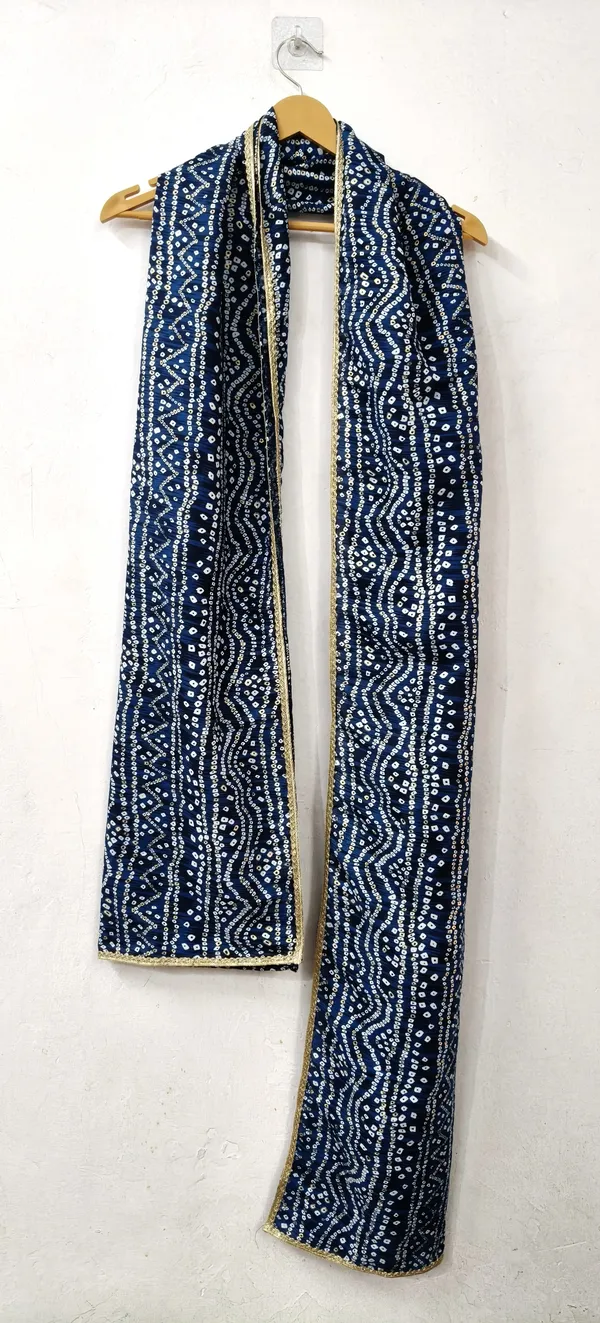 Dupatta_Navy