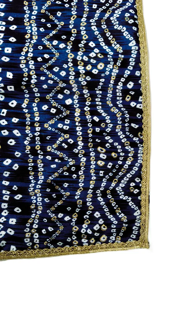 Dupatta_Navy