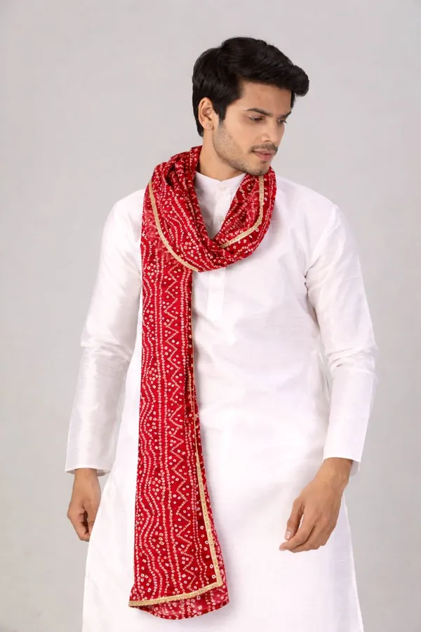 Dupatta_Red