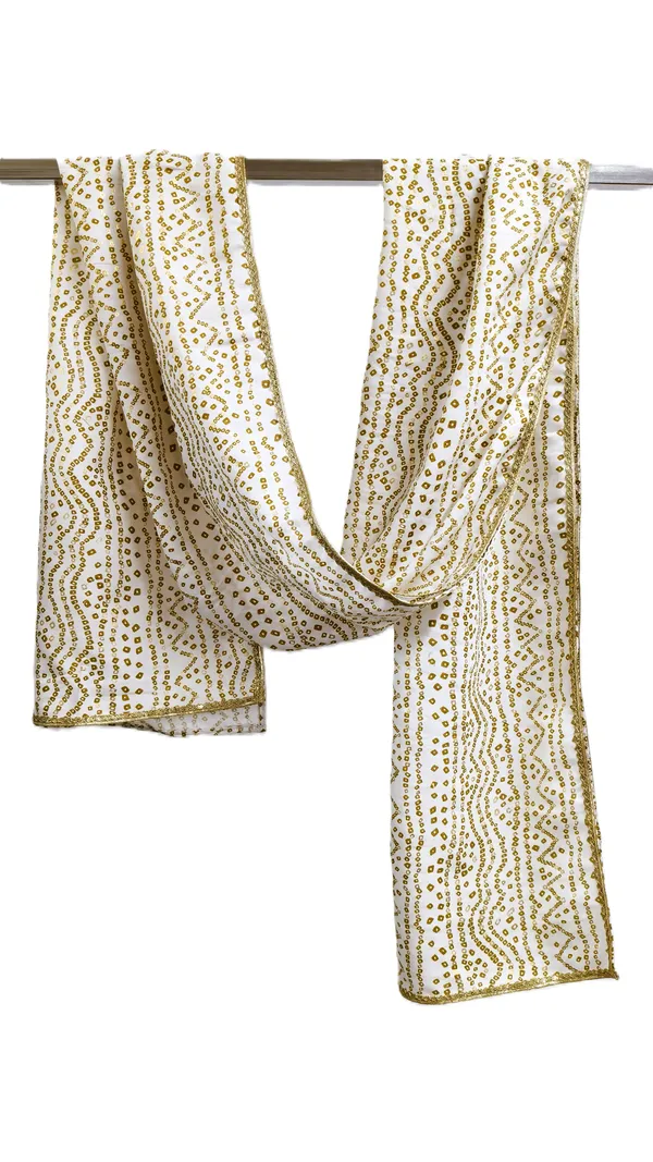 Dupatta_White