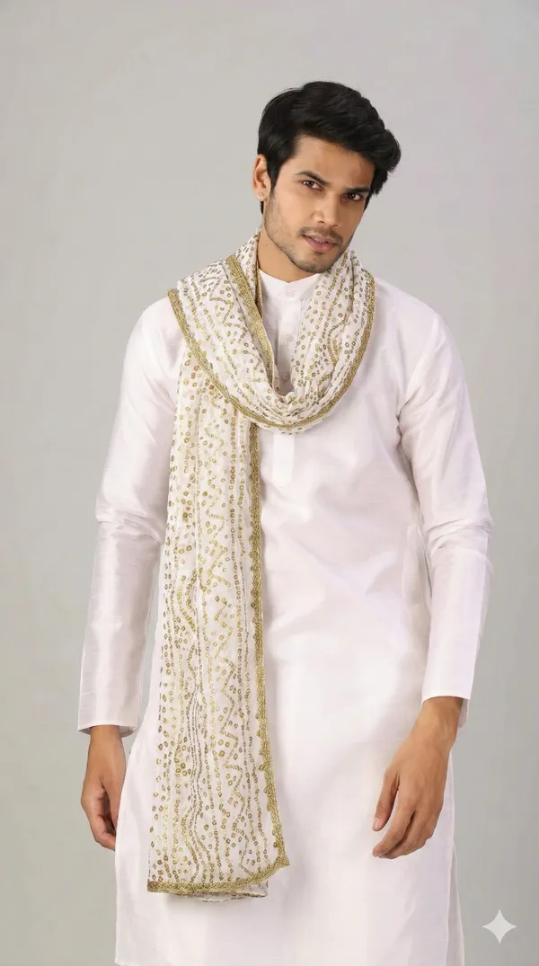 Dupatta_White