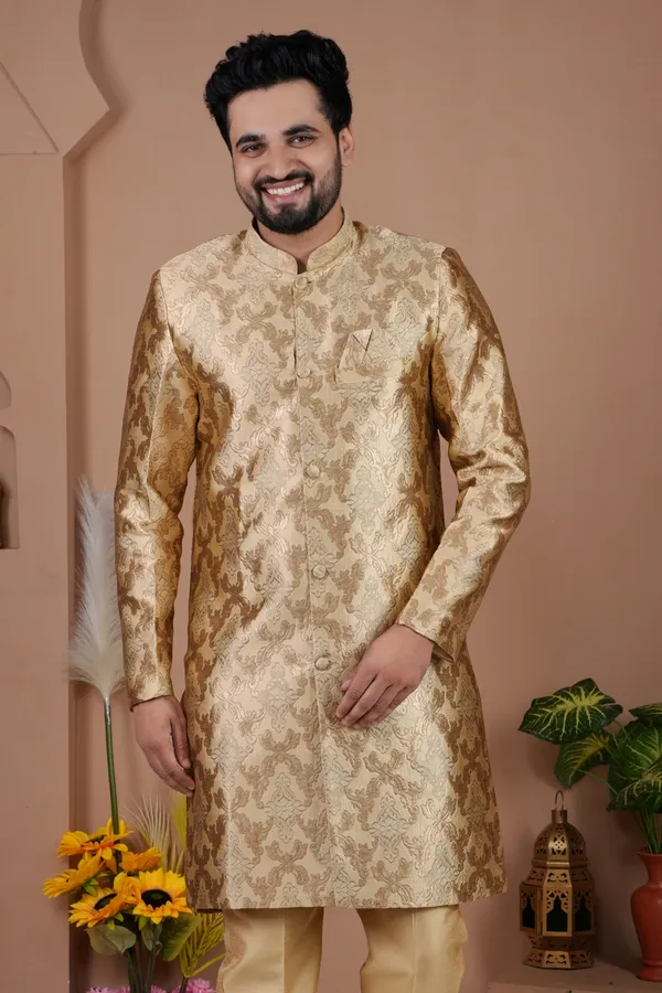 Gold_Indo_Western_Kurta_Set