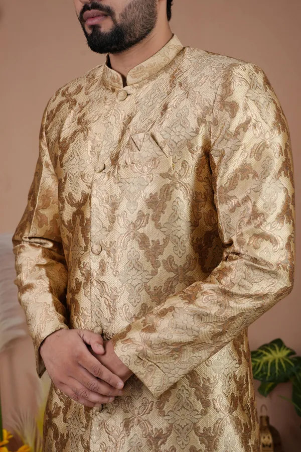 Gold_Indo_Western_Kurta_Set