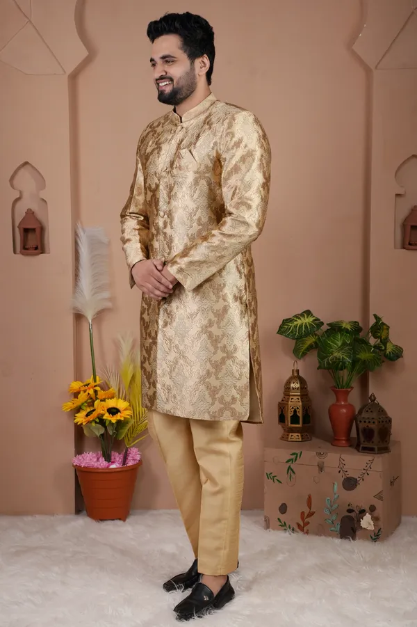 Gold_Indo_Western_Kurta_Set