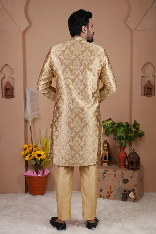 Gold_Indo_Western_Kurta_Set