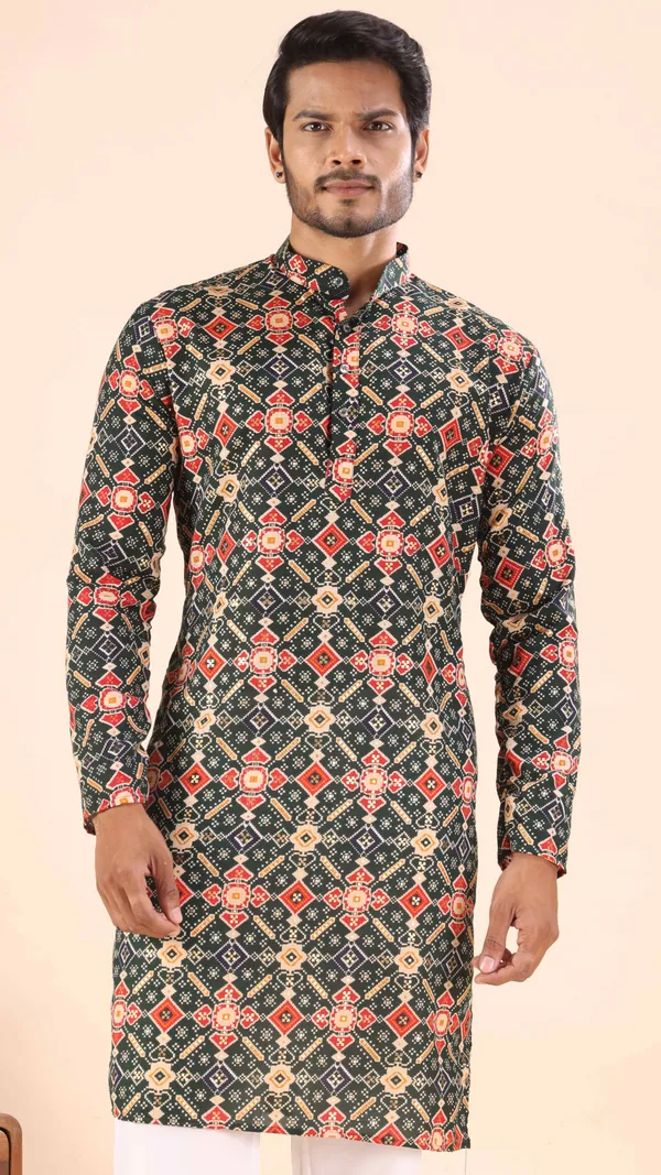 Green_Gujju_Kurta_For_Men