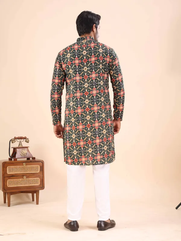 Green_Gujju_Kurta_For_Men