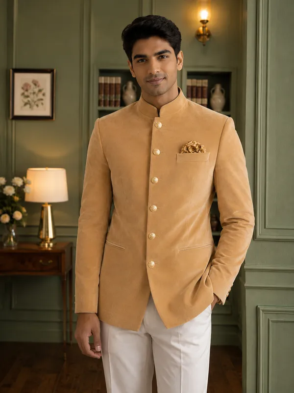 Jodhpuri_Viscose_Velvet_Chiku