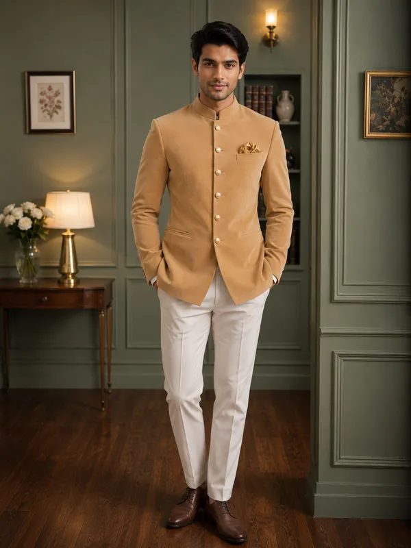 Jodhpuri_Viscose_Velvet_Chiku