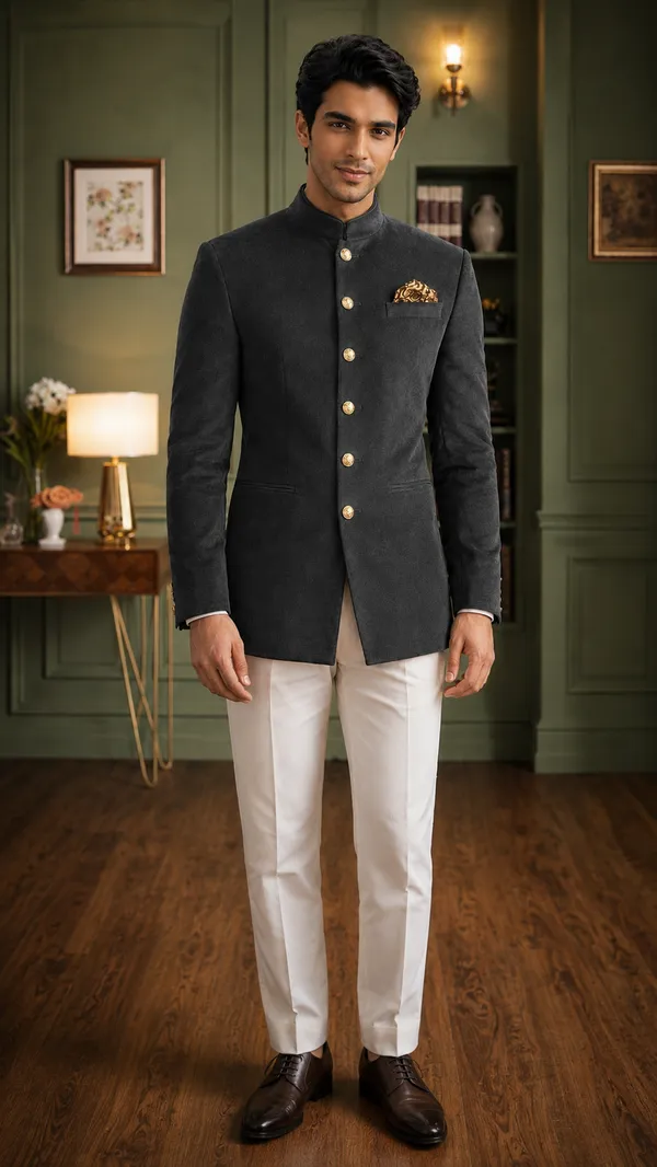 Jodhpuri_Viscose_Velvet_Grey