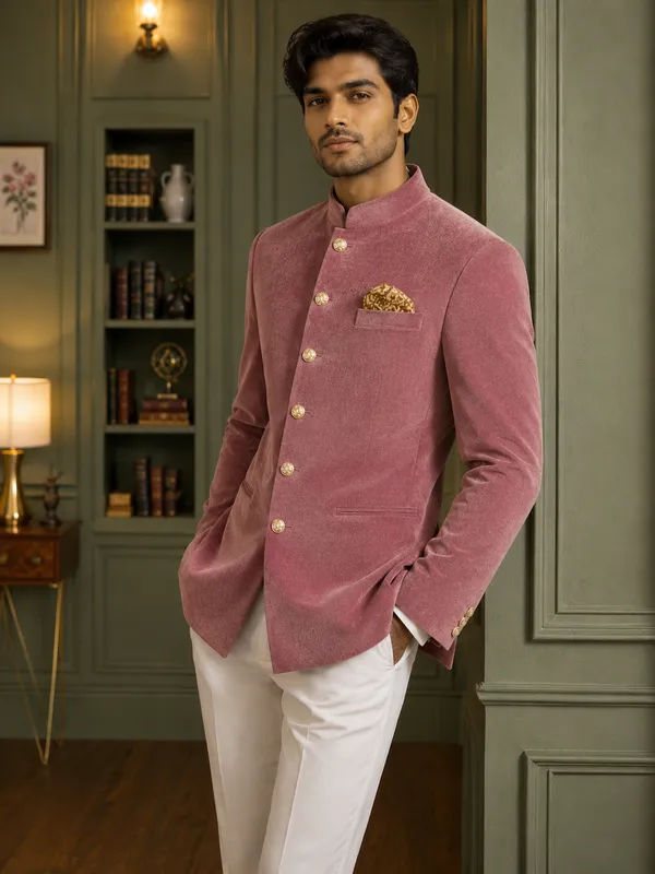 Jodhpuri_Viscose_Velvet_Pink_Onion
