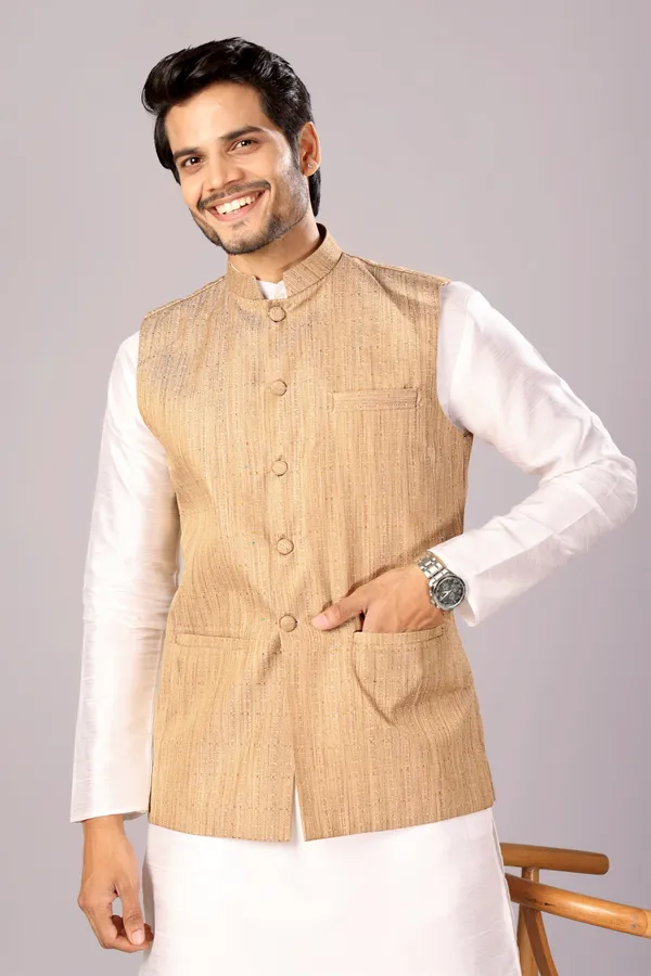 Khadi_Jacket_Gold