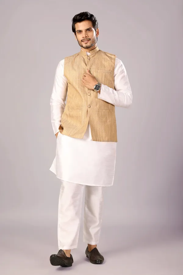 Khadi_Jacket_Gold