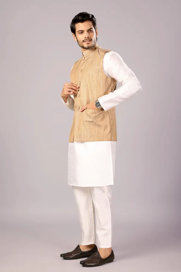 Khadi_Jacket_Gold