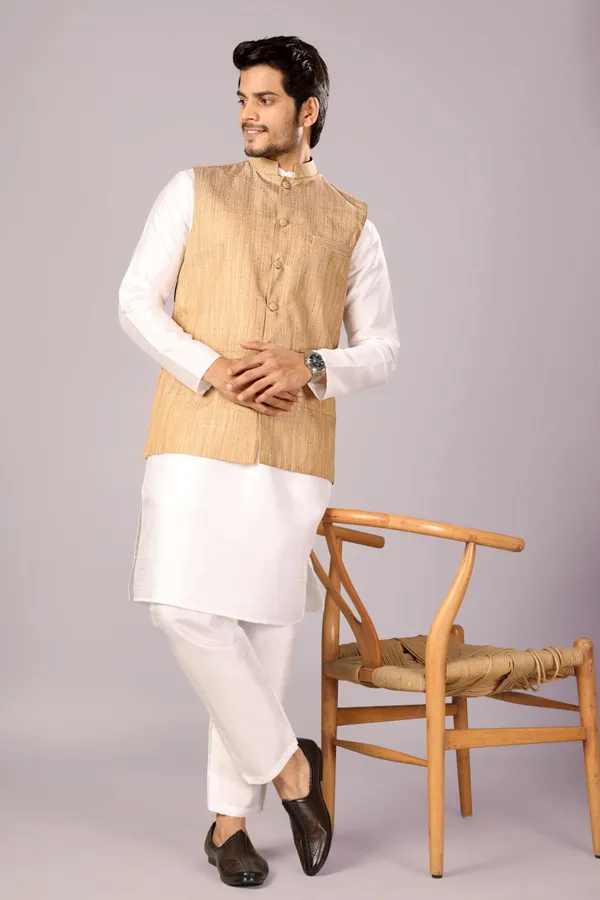 Khadi_Jacket_Gold