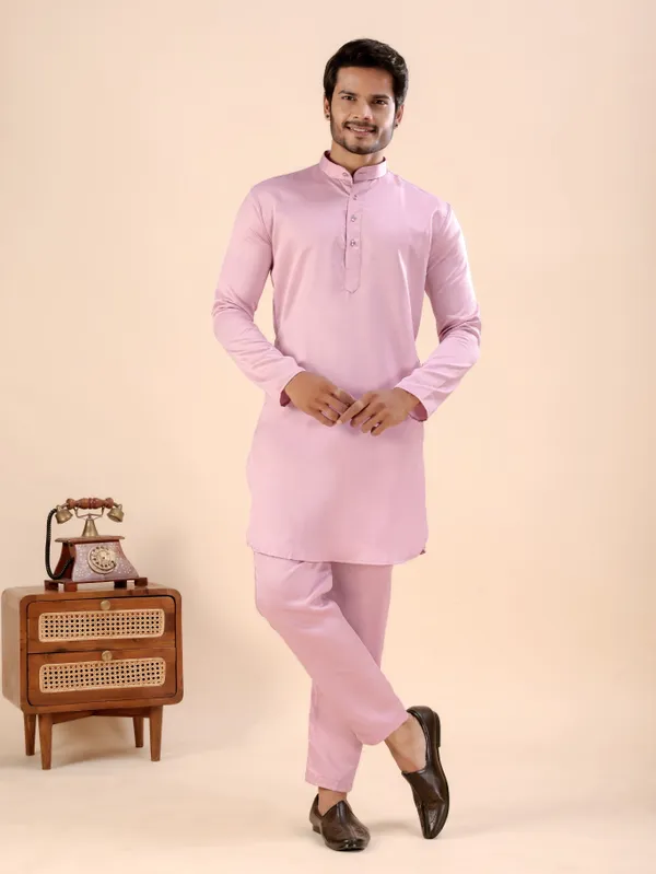Koti_Set_D6_Short_Kurta_Pink