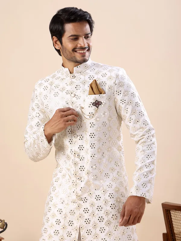 Lucknowi_Mirror_Work_Indo_Western_Kurta_Set