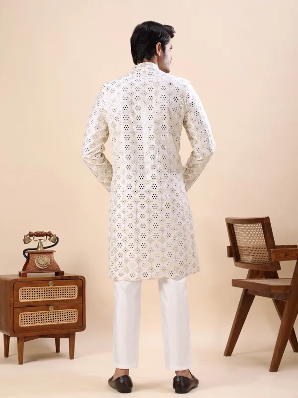Lucknowi_Mirror_Work_Indo_Western_Kurta_Set