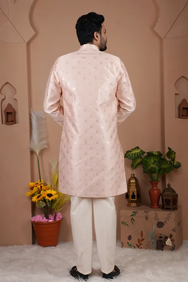 Pink_Koti_Style_Indo_Western_Kurta_Set
