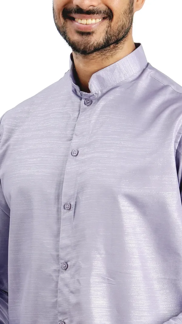 Purple_Cotton_Long_Shirt_For_Men