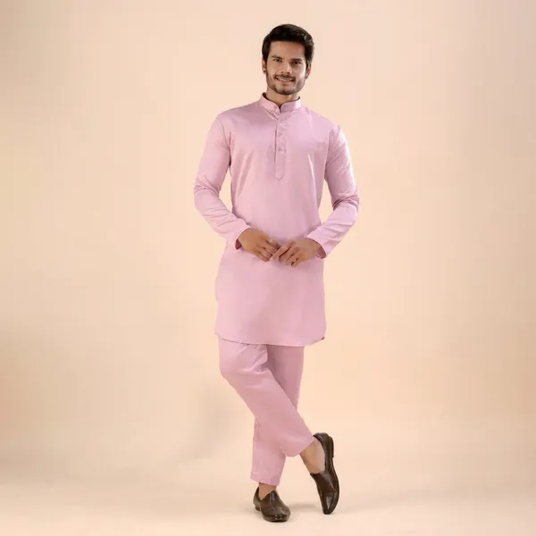 Koti_Set_D6_Short_Kurta_Pink