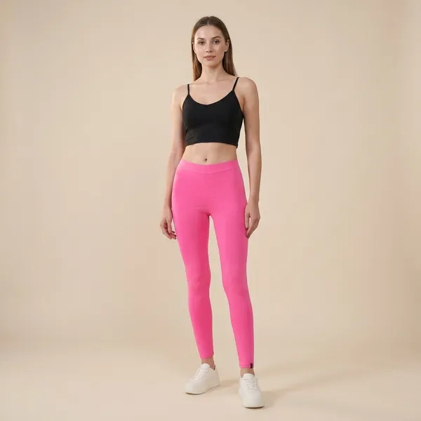 Pink_Organic_Egyptian_Cotton_Blend_Slim_Fit_Ankle_Length_Leggings_For_Women