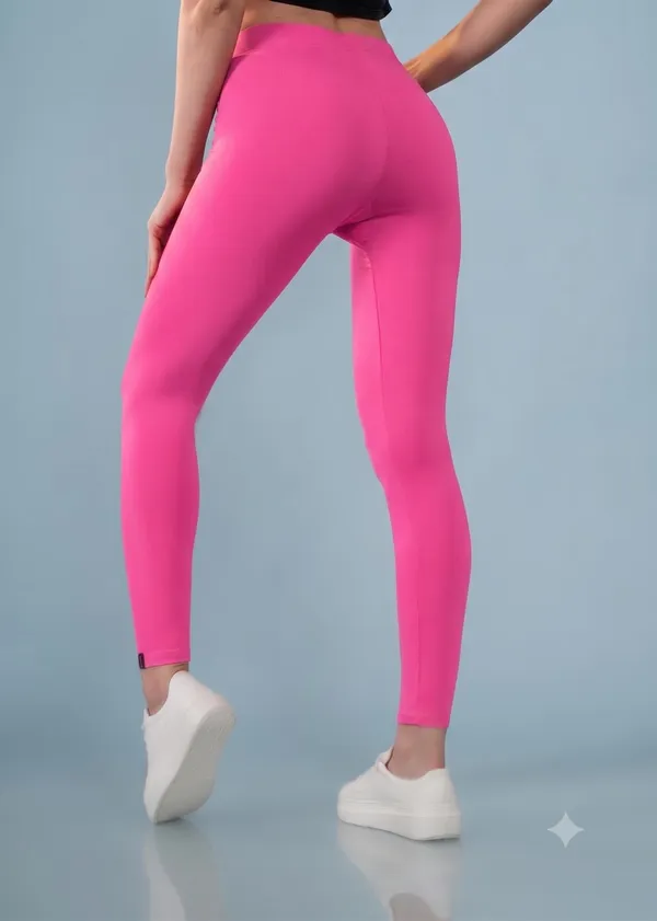 Pink_Organic_Egyptian_Cotton_Blend_Slim_Fit_Ankle_Length_Leggings_For_Women