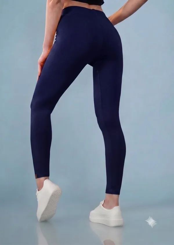 Navy_Blue_Organic_Egyptian_Cotton_High_Waist_Slim_Fit_Leggings_For_Women