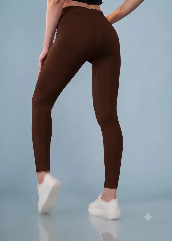 Brown_Organic_Egyptian_Cotton_Blend_High_Waist_Slim_Fit_Leggings_For_Women