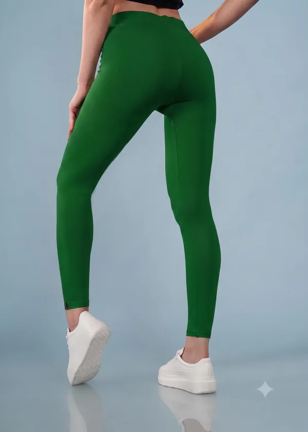 Green_Organic_Egyptian_Cotton_Blend_High_Waist_Slim_Fit_Leggings_For_Women