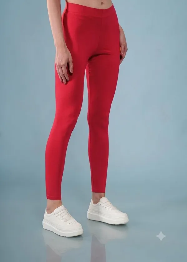 Red_peach_Organic_Egyptian_Cotton_Slim_Fit_Ankle_Length_Leggings_For_Women