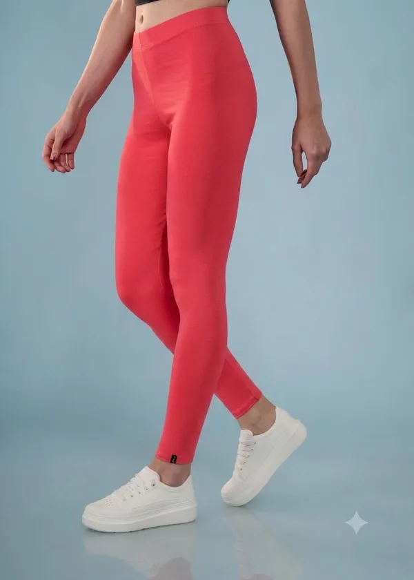 Red_peach_Organic_Egyptian_Cotton_Slim_Fit_Ankle_Length_Leggings_For_Women