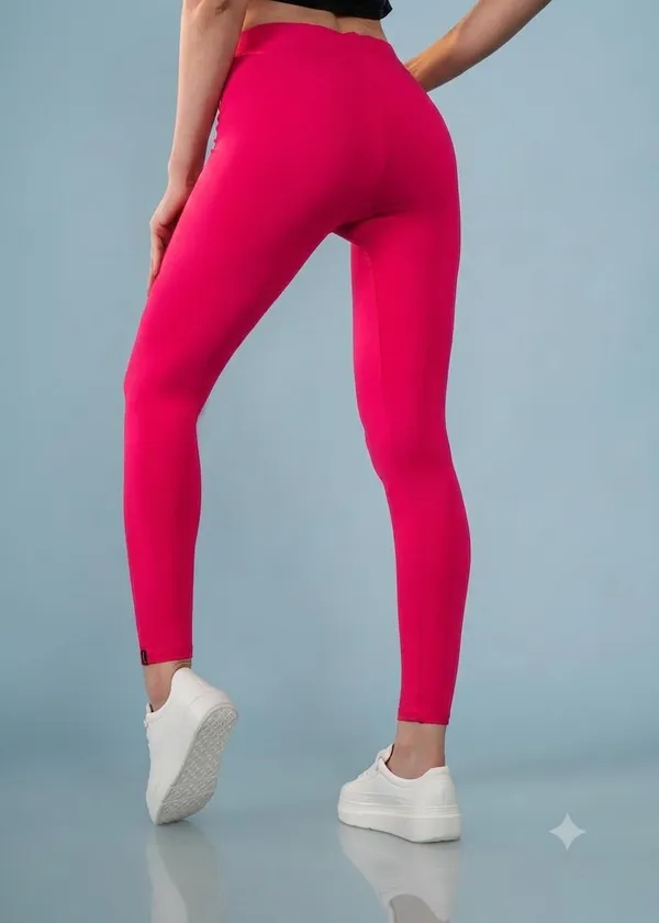 Pink_Organic_Egyptian_Cotton_Blend_High_Waist_Slim_Fit_Leggings_For_Women
