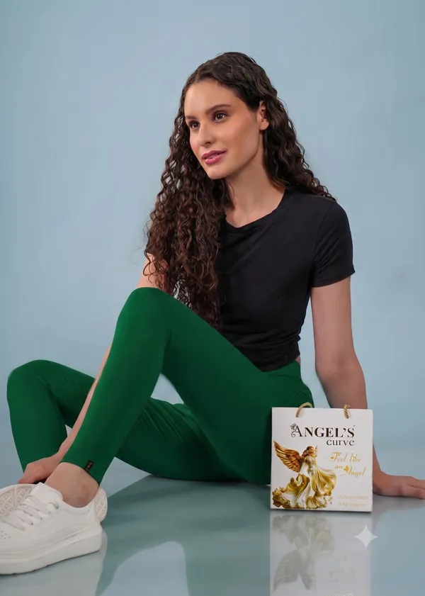 Green_Organic_Egyptian_Cotton_Blend_High_Waist_Slim_Fit_Leggings_For_Women