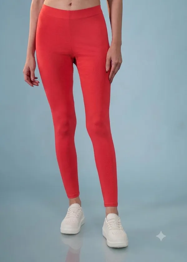 Red_peach_Organic_Egyptian_Cotton_Slim_Fit_Ankle_Length_Leggings_For_Women