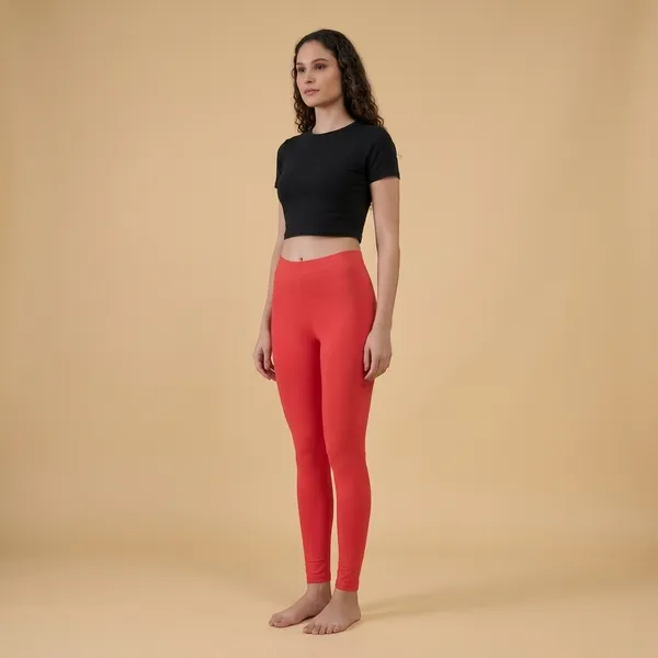 Red_peach_Organic_Egyptian_Cotton_Slim_Fit_Ankle_Length_Leggings_For_Women