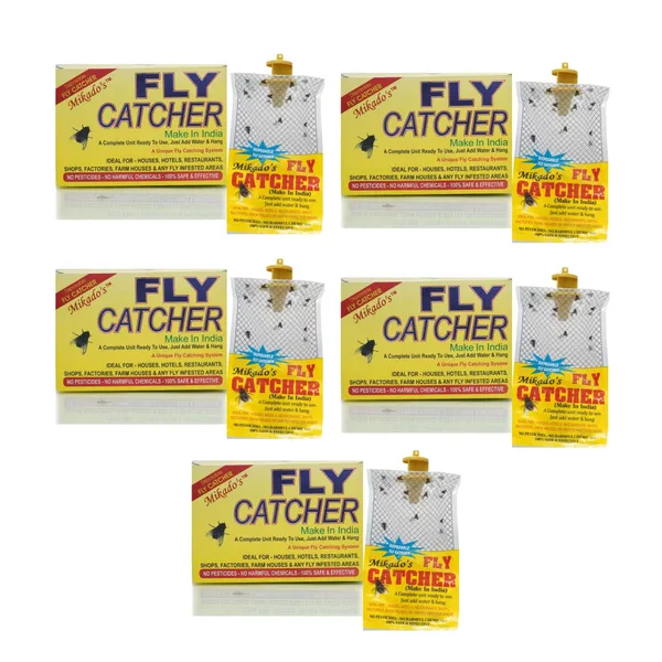 Mikado_High_Power_Fly_Catcher_Effective_Fly_Trap_Solution_Quick_Results_Mess_Free_Use_Pack_Of_5