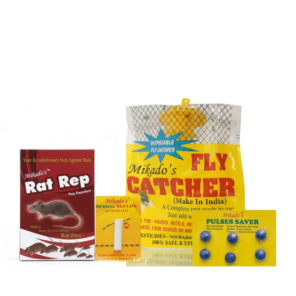 Mikado_Home_Protection_Combo_Fly_Catcher_Ant_Chalk_Pulses_Saver_Rat_Repellent_Safe_Non_Toxic_Pack_Of_4