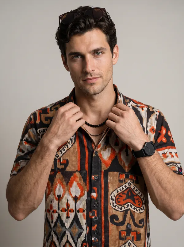 Black_Textured_Party_Wear_Mens_Shirt