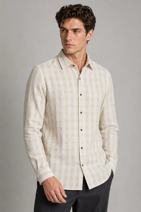 Beige_Semi-Formal_Mens_Shirt