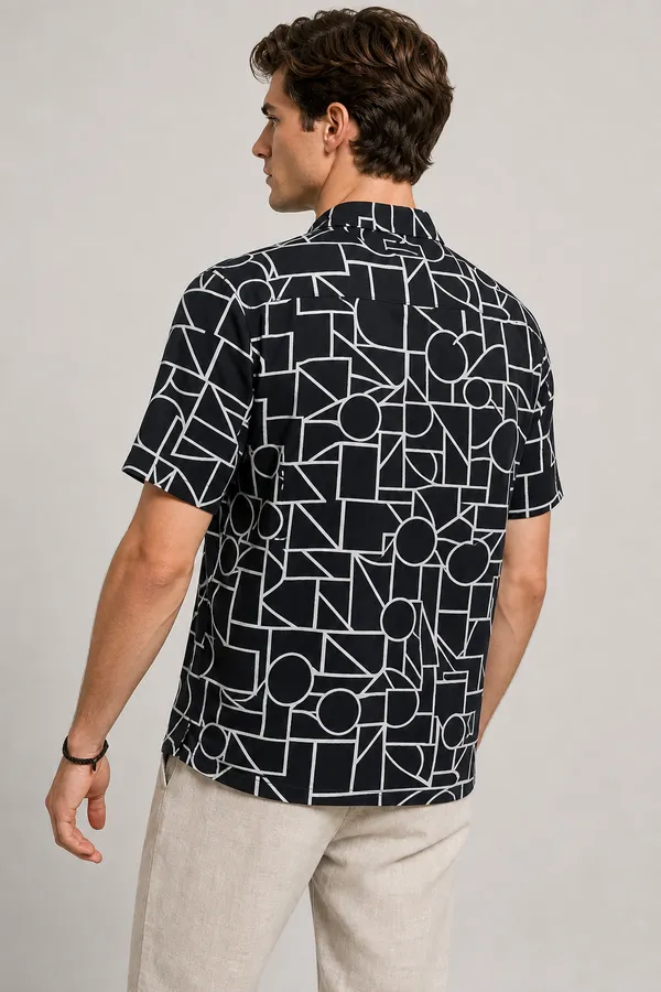 Black_&_White_Casual_Abstract_Print_Shirt