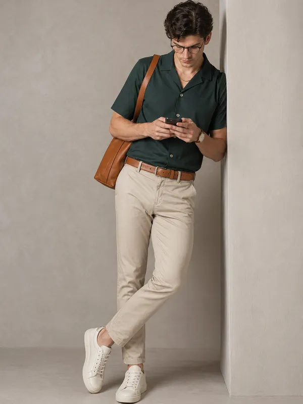Bottle_Green_Casual_Mens_Shirt