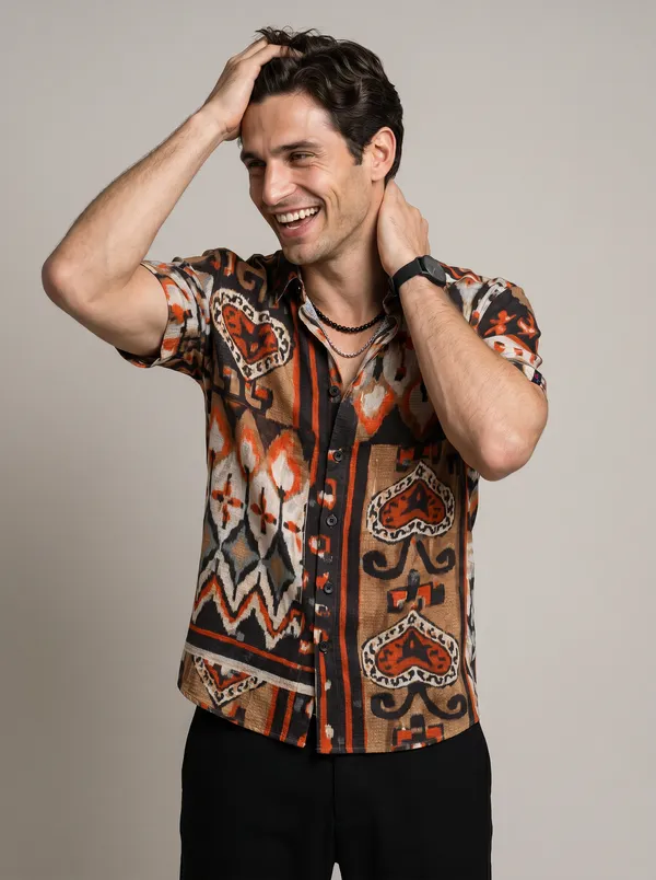 Black_Textured_Party_Wear_Mens_Shirt